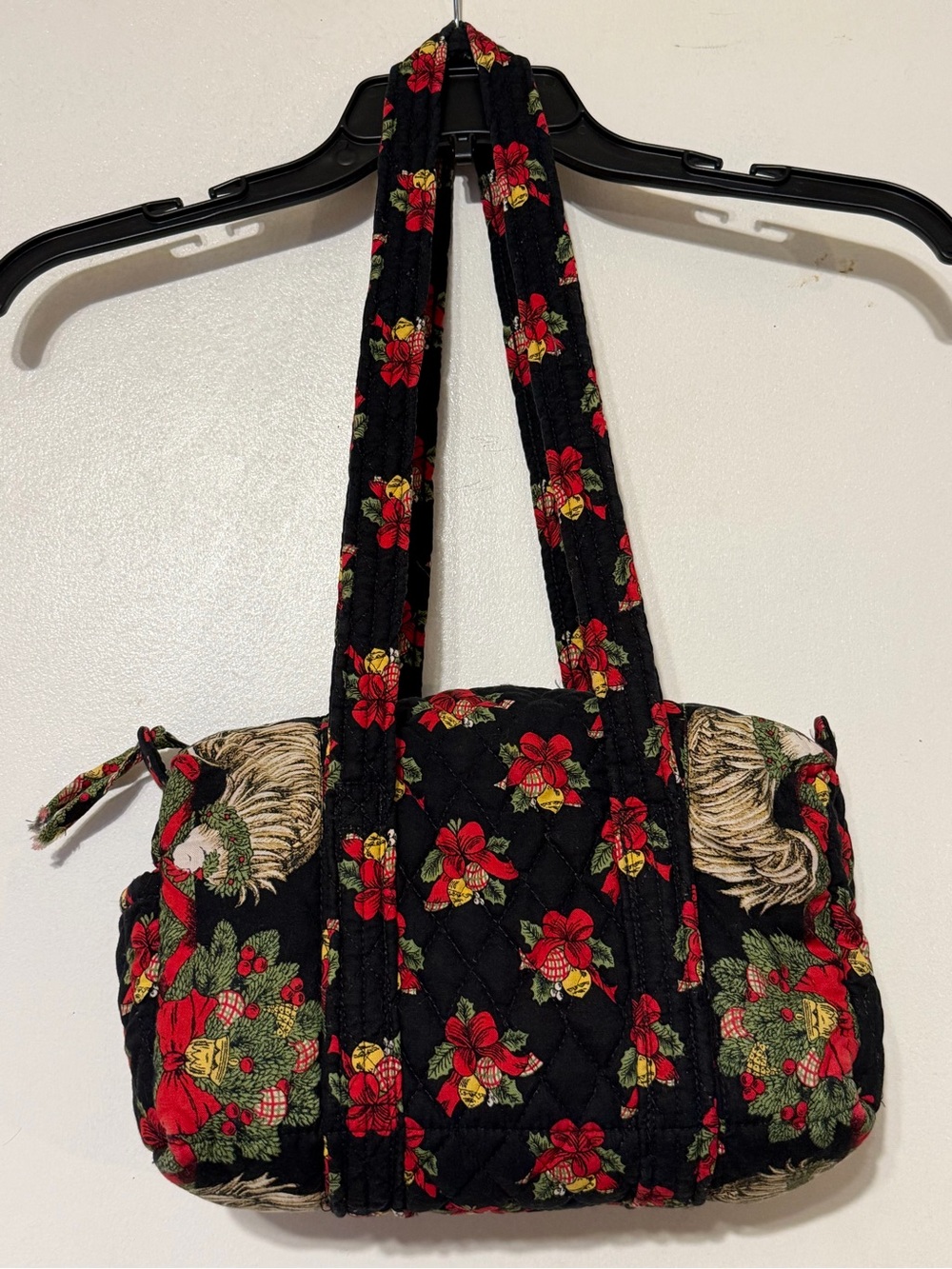 Vera Bradley Hens & Holly Small Duffle Bag